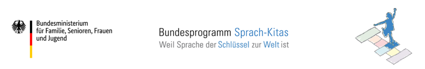 Eingewöhnungsphase durch Bundesprogramm Sprach-Kita